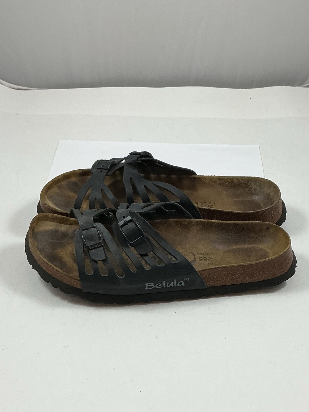 Birkenstock Betula Granada Black Sandals Size 41 - 10 Medium Width